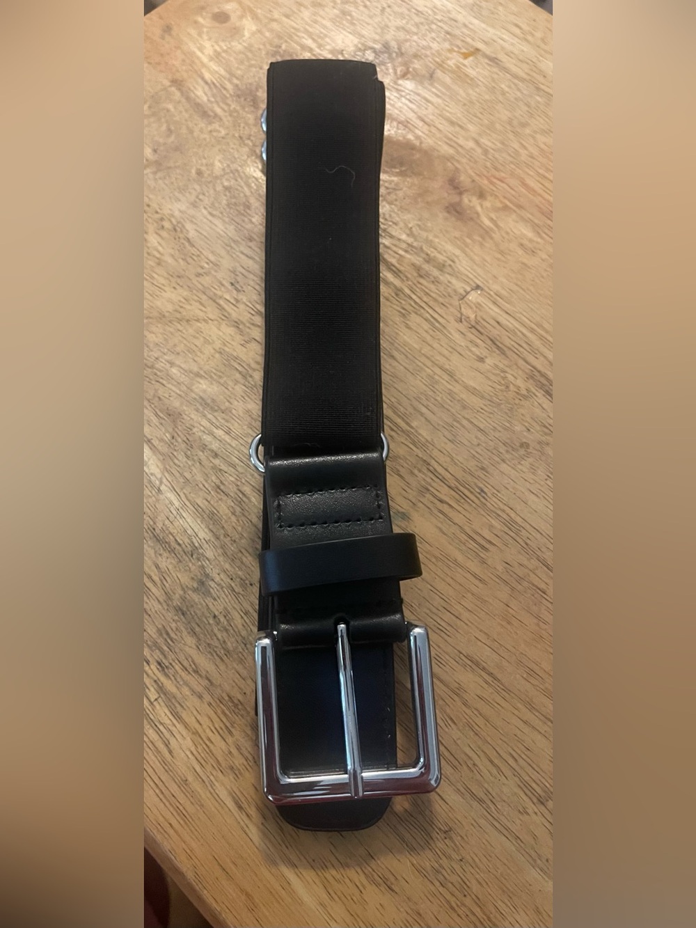 Baseball belt /black /adjustable- 41” long Boombah brand